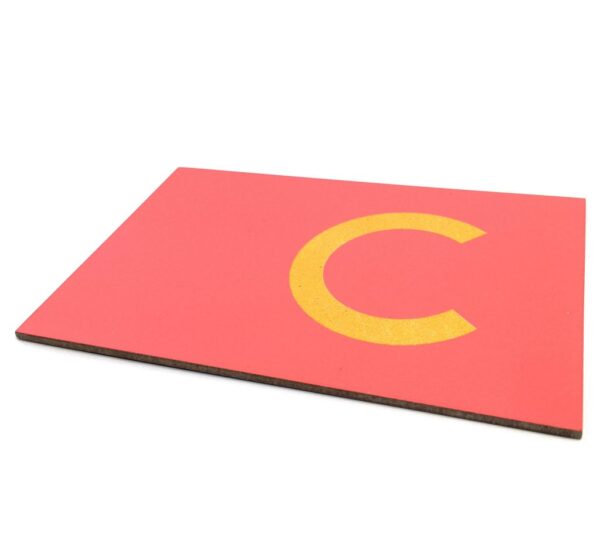 Sandpaper Letter (English)