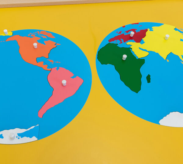 Map of continent (World)