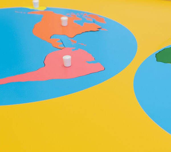 Map of continent (World)